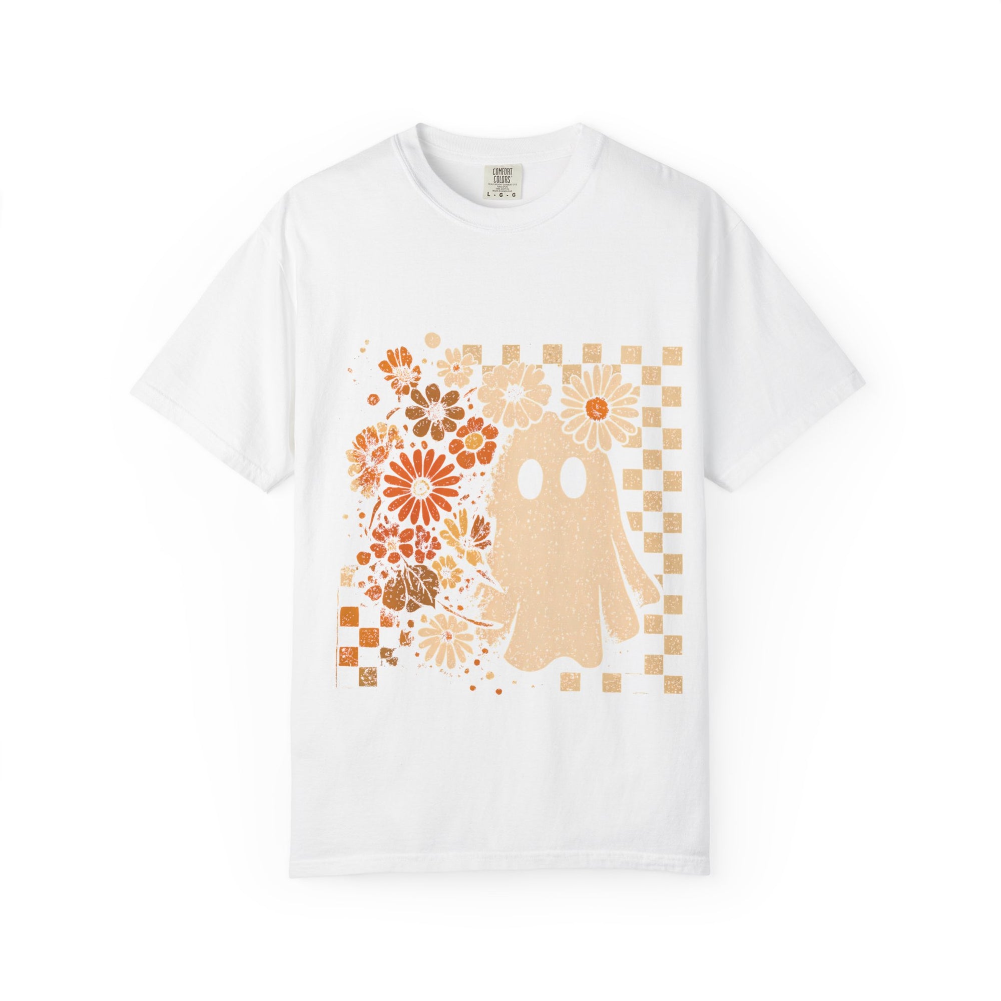 Whimsical Floral Ghost Unisex T-Shirt