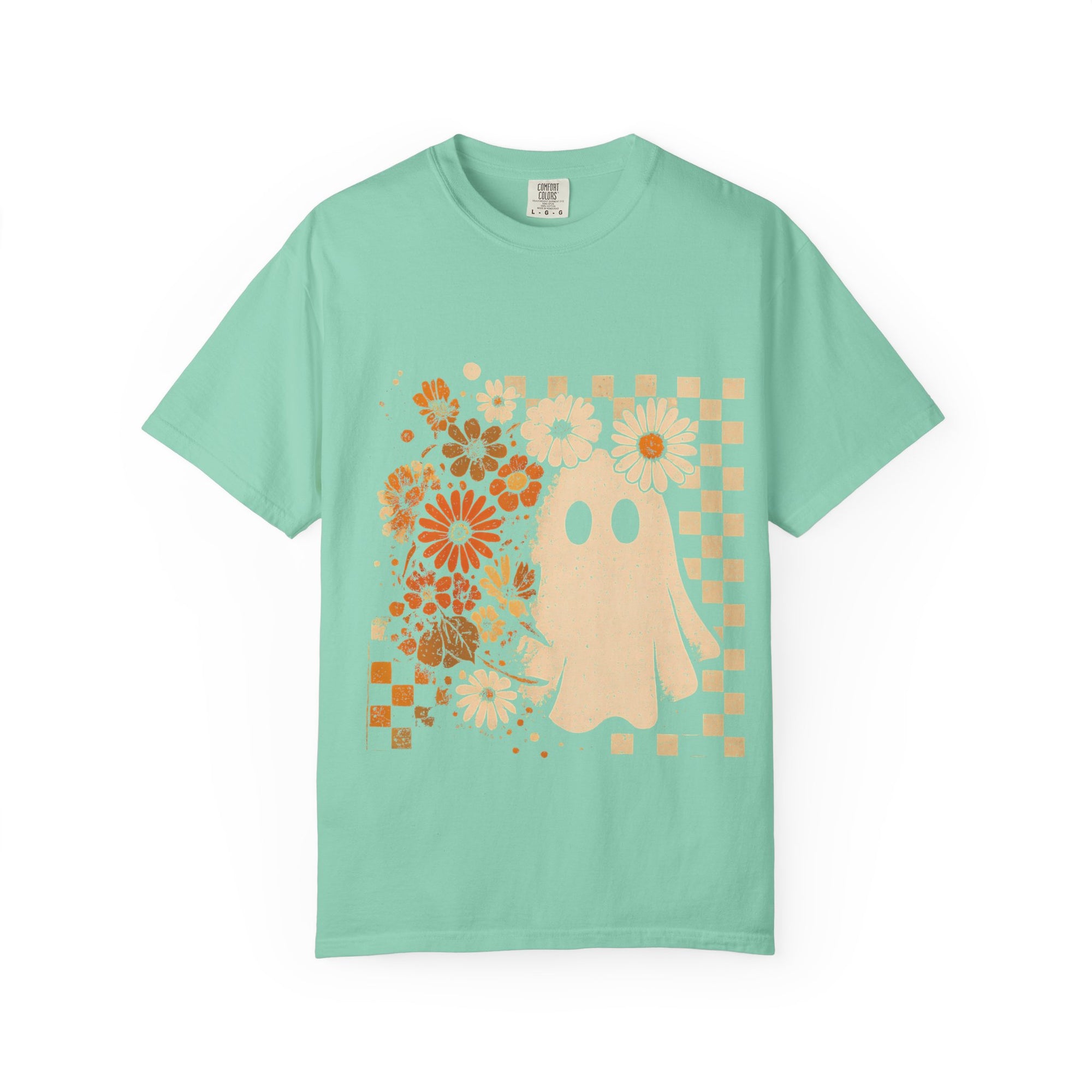 Whimsical Floral Ghost Unisex T-Shirt