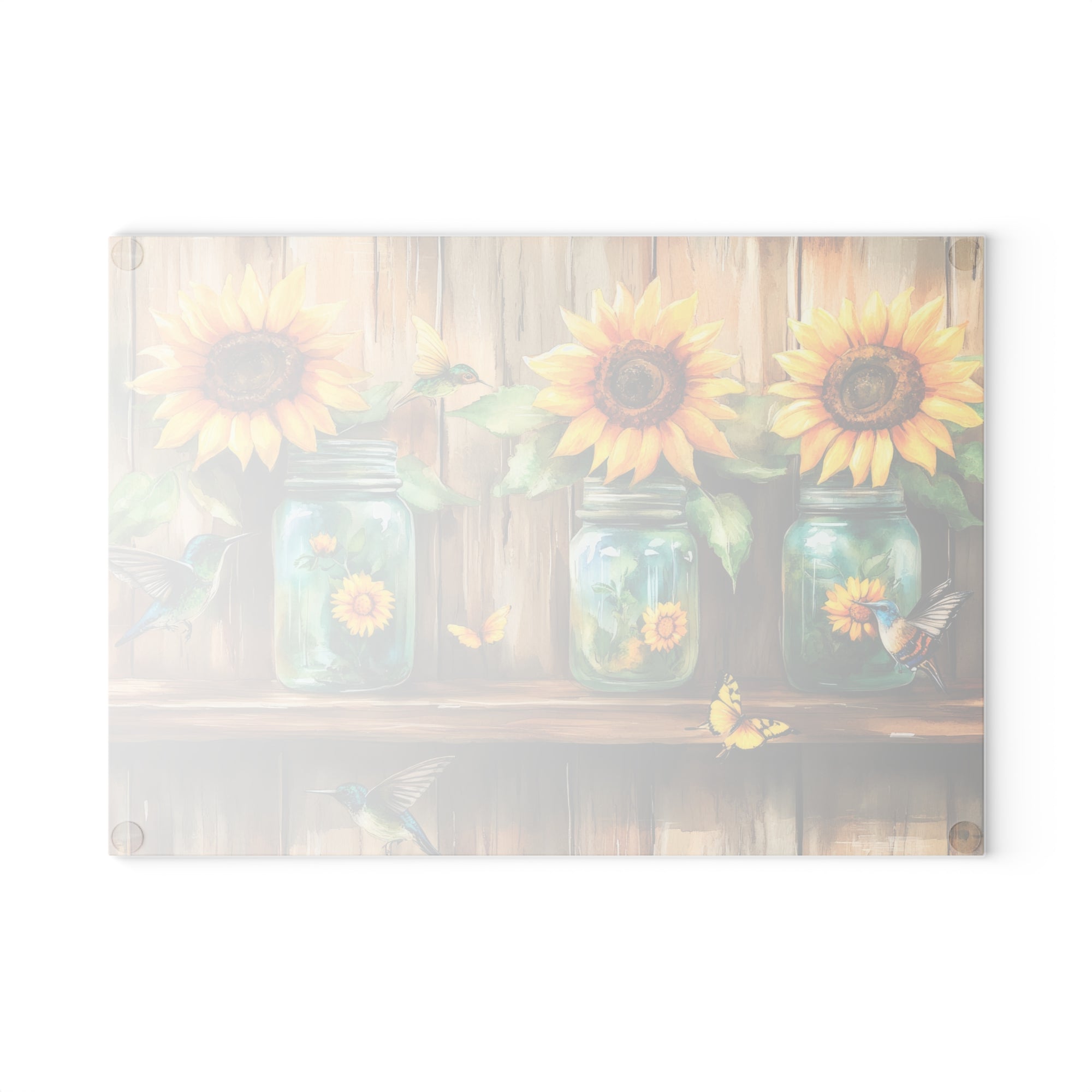 Sunflower Glass Cutting