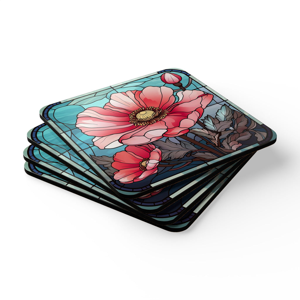 Botanical Corkwood Coaster Set,
