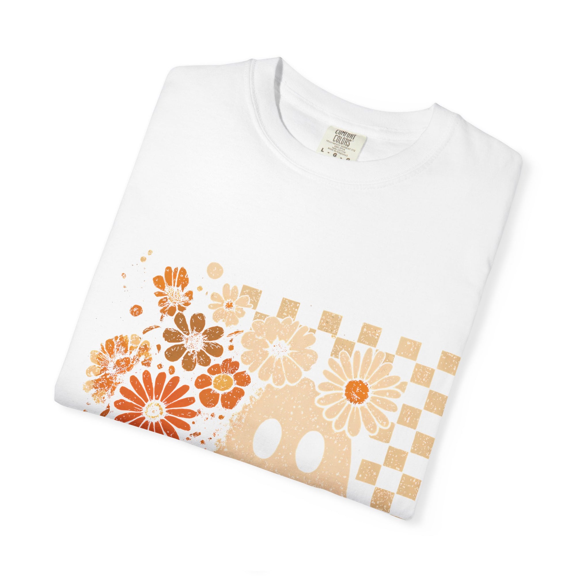 Whimsical Floral Ghost Unisex T-Shirt