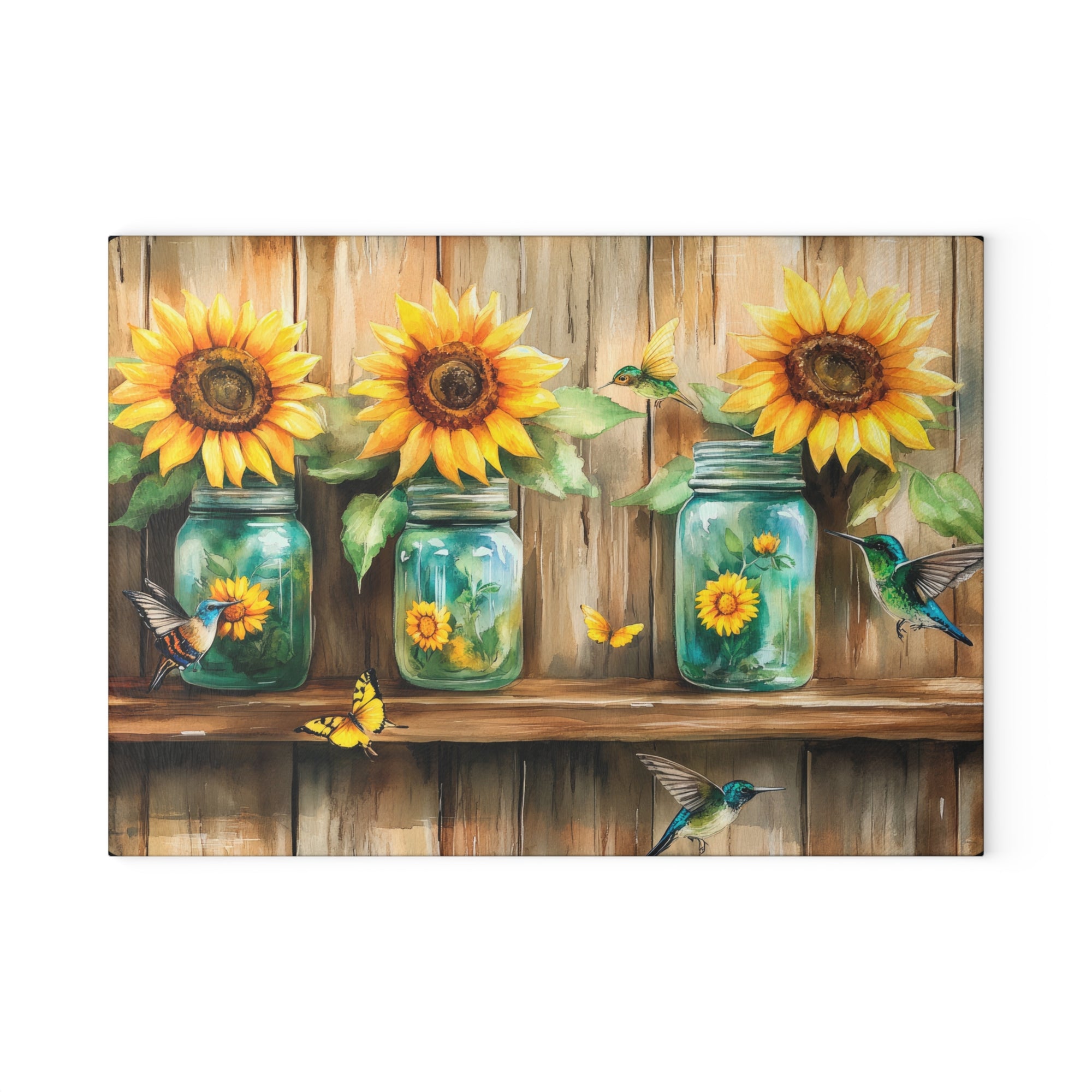 Sunflower Glass Cutting