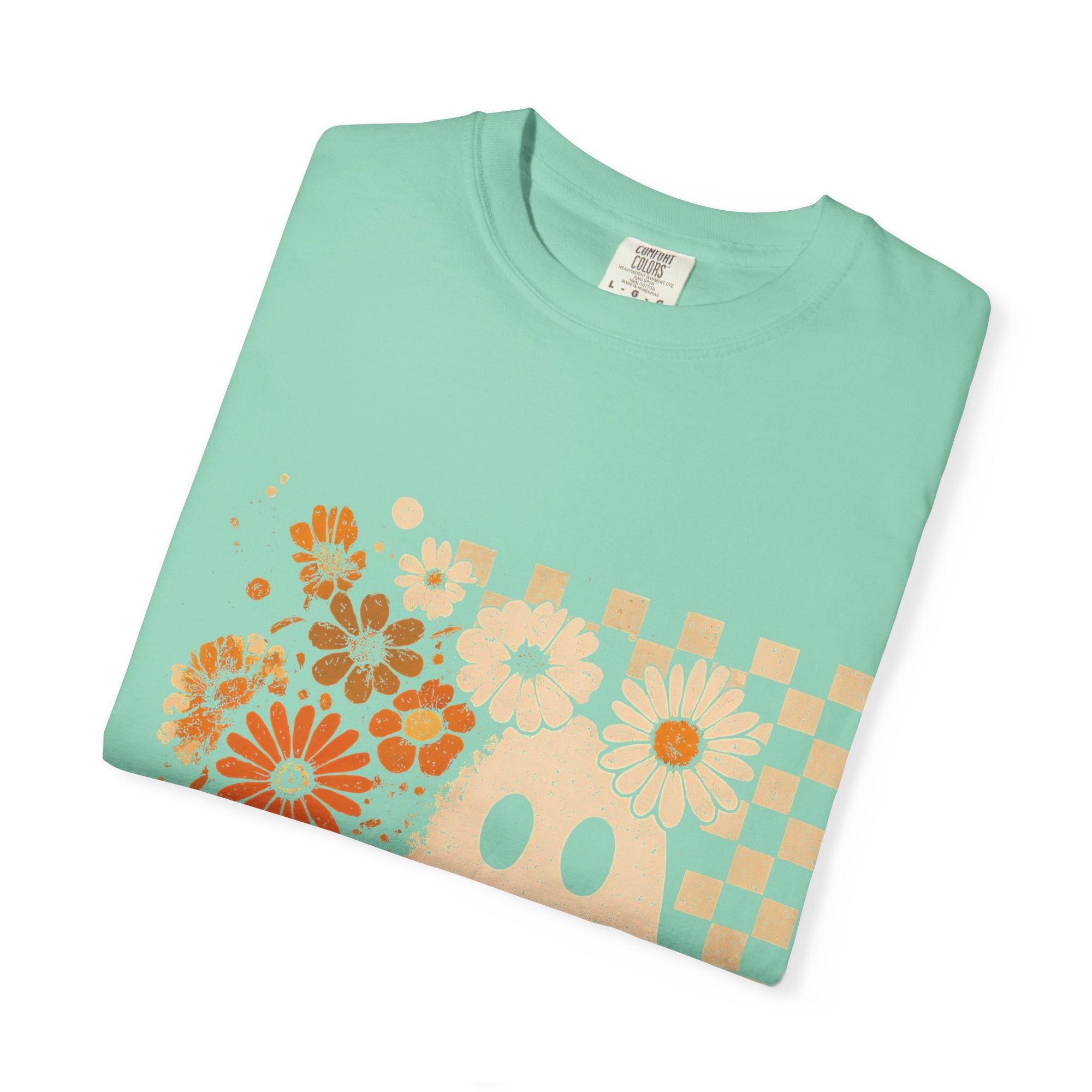 Whimsical Floral Ghost Unisex T-Shirt
