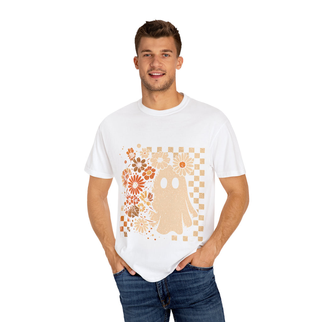 Whimsical Floral Ghost Unisex T-Shirt