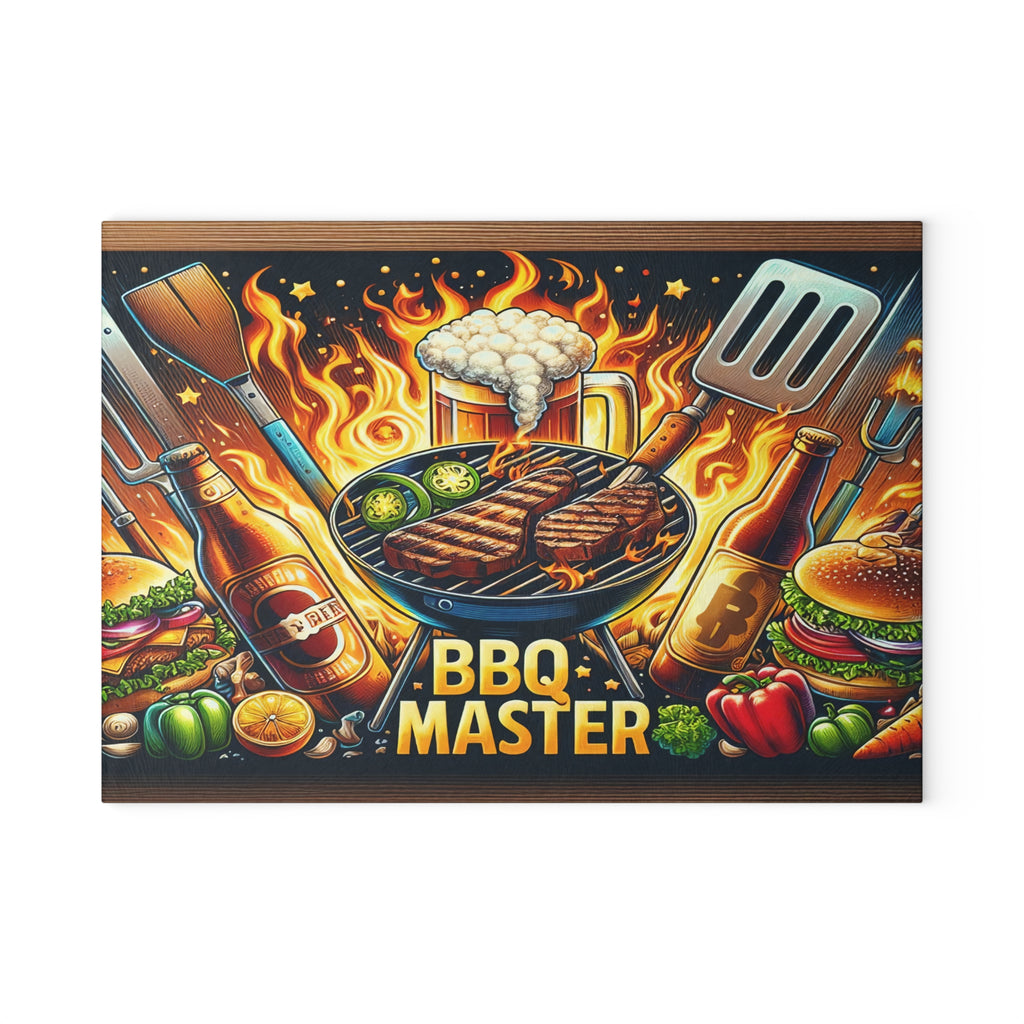 BBQ Master Glass Cutting Board