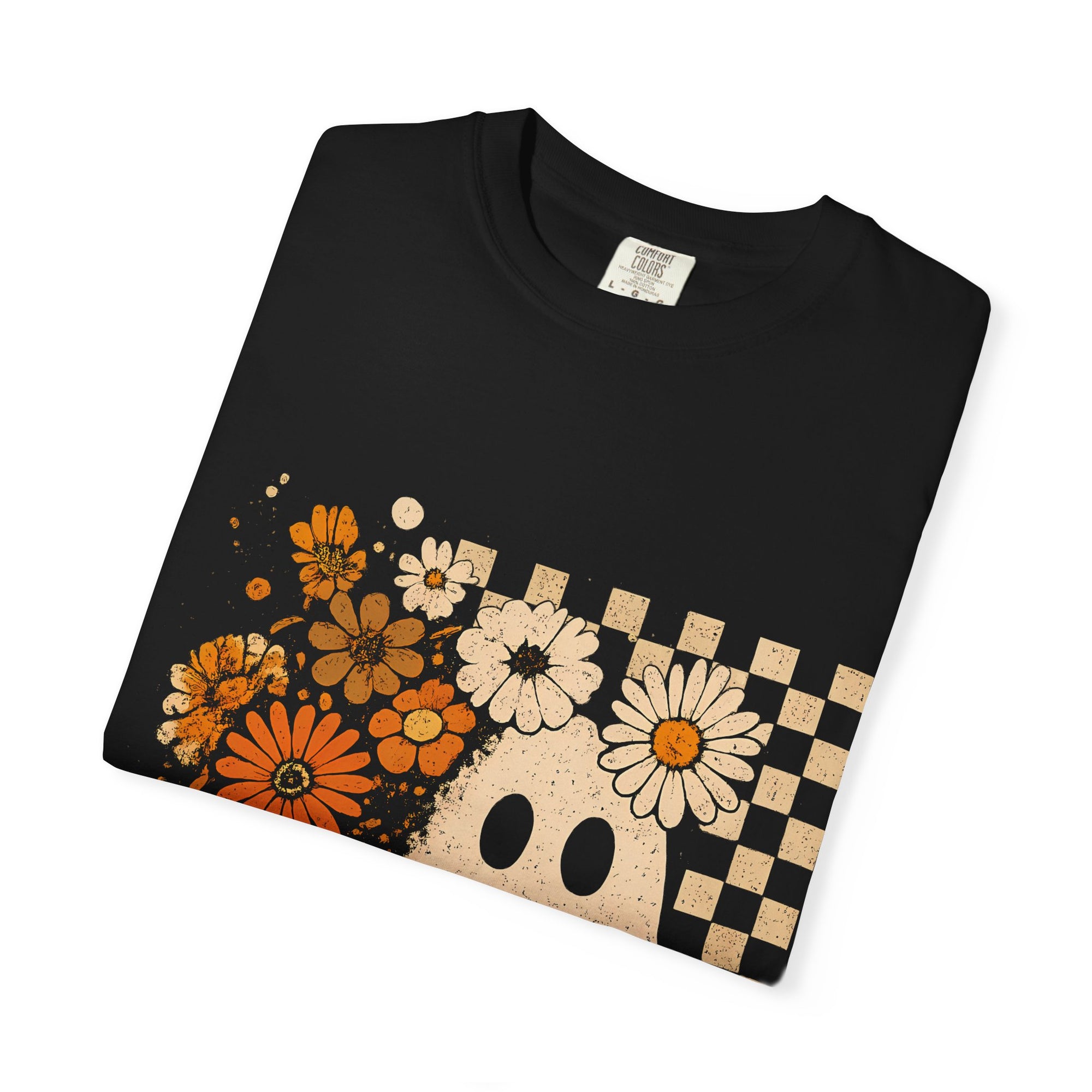 Whimsical Floral Ghost Unisex T-Shirt