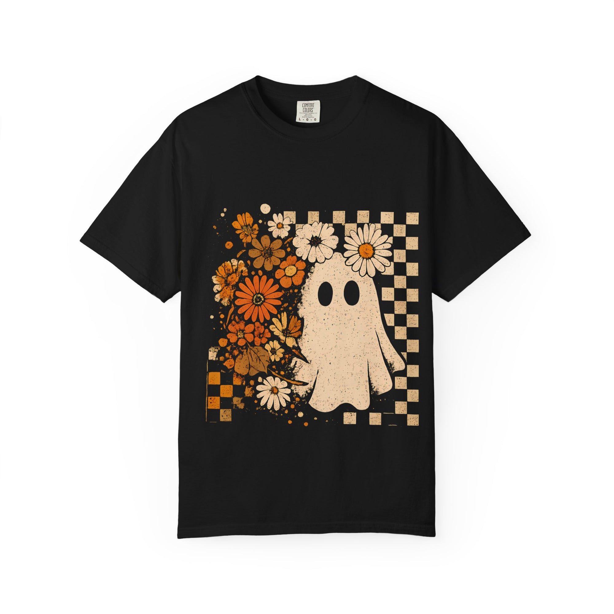Whimsical Floral Ghost Unisex T-Shirt