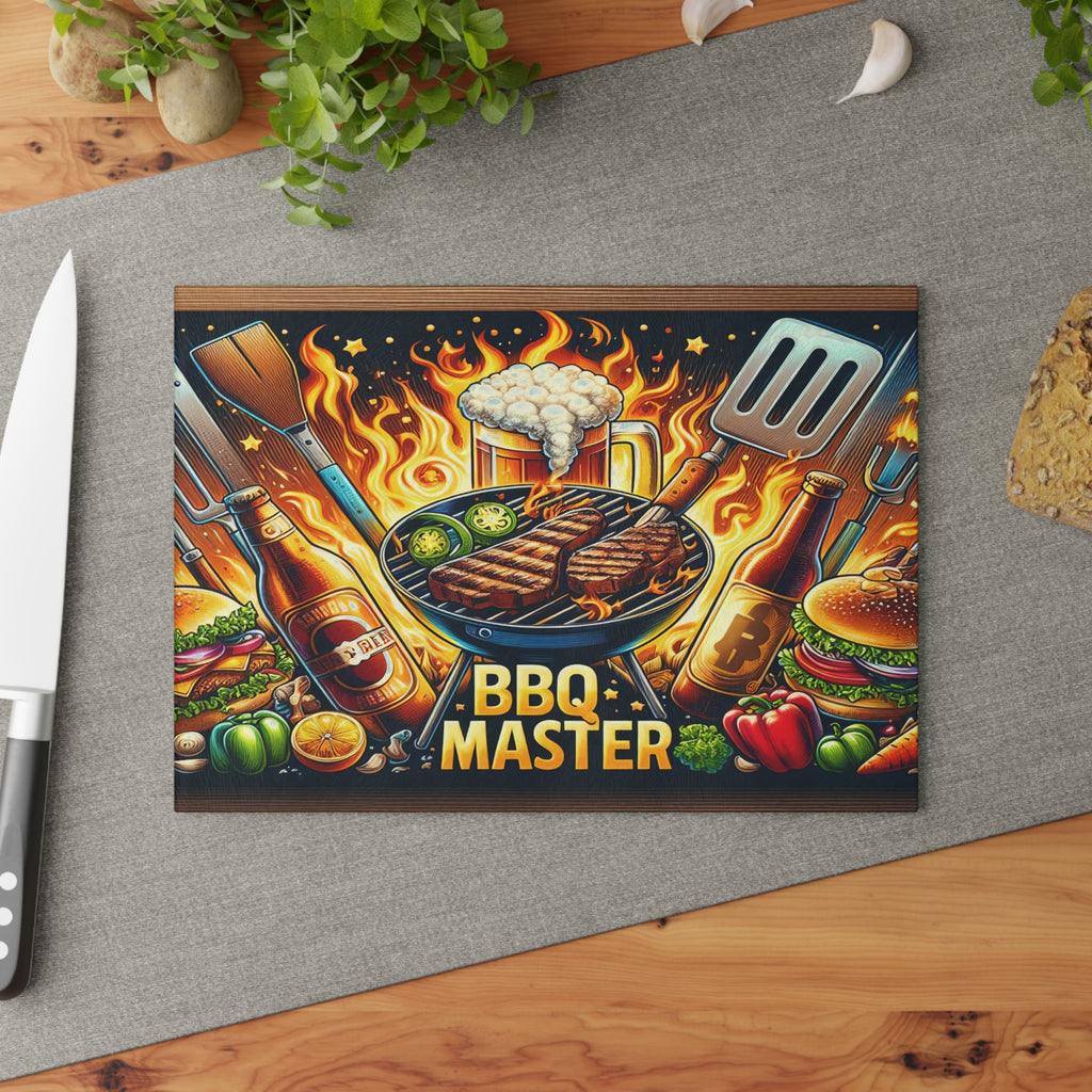BBQ Master Glass Cutting Board