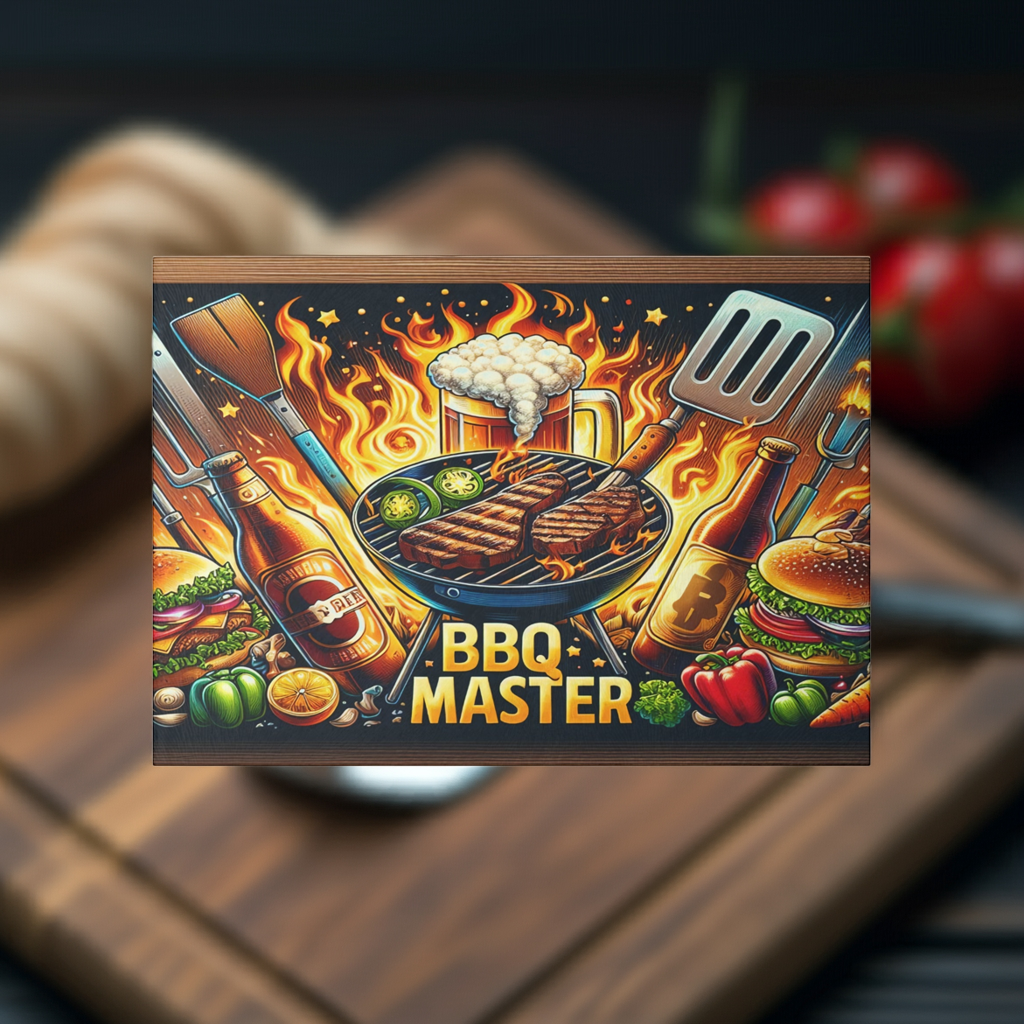 BBQ Master Glass Cutting Board
